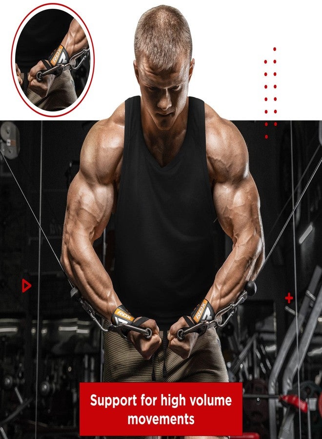 RDX Weight Lifting Wrist Wraps Support, IPL USPA Approved, Elasticated Pro 18” Cotton Straps, Thumb Loop, Powerlifting Bodybuilding Fitness Strength Gym Training WOD Workout, Gymnastics - Image 3