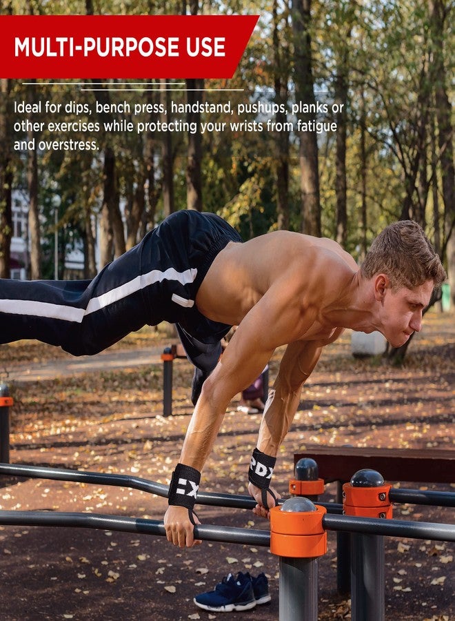 RDX Weight Lifting Wrist Wraps Support, IPL USPA Approved, Elasticated Pro 18” Cotton Straps, Thumb Loop, Powerlifting Bodybuilding Fitness Strength Gym Training WOD Workout, Gymnastics - Image 5