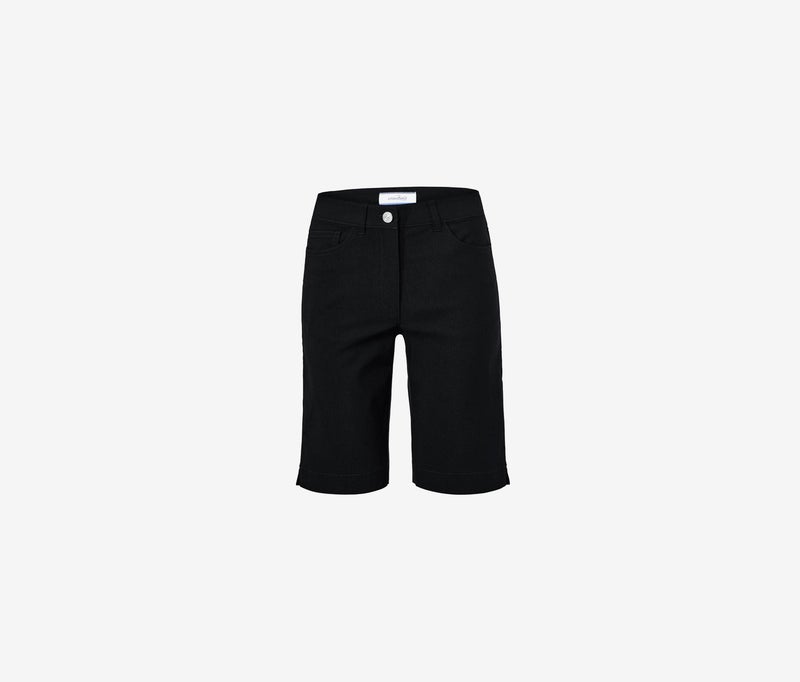 Tchibo Women Plain Chino Shorts, Black - Image 2
