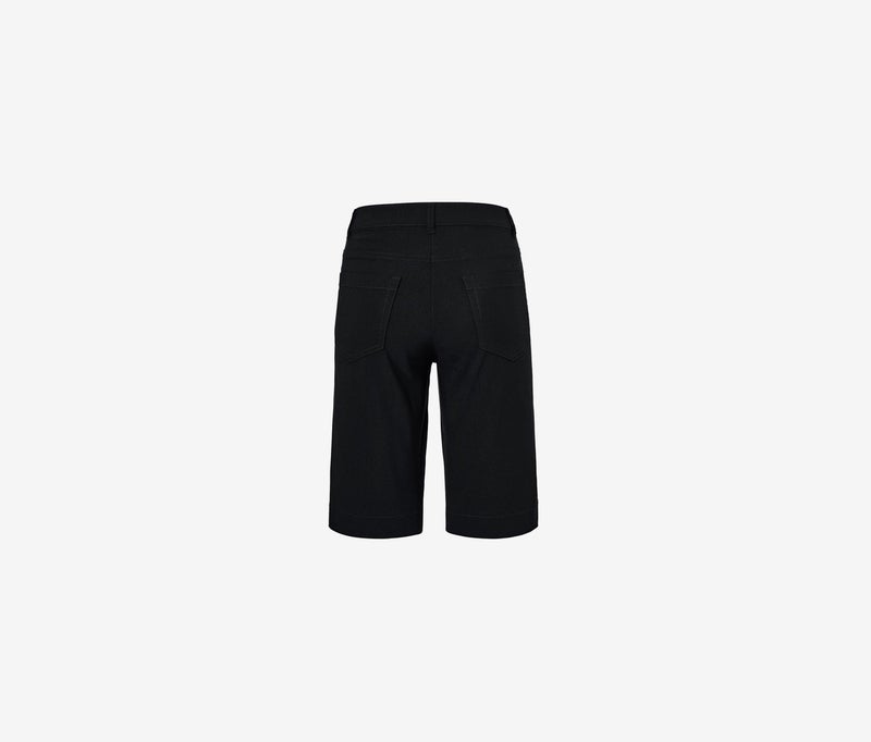 Tchibo Women Plain Chino Shorts, Black - Image 3