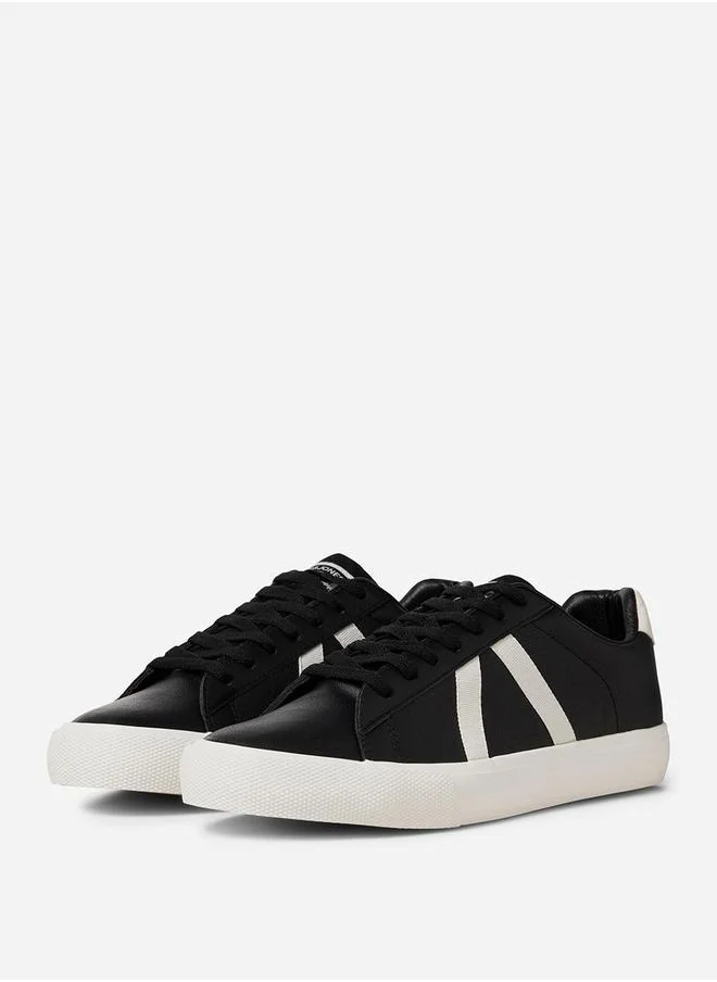 جاك اند جونز Panelled Stripe Lace Up Sneakers