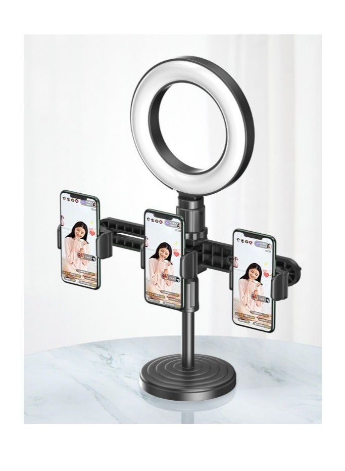 EBMINI Tiktok anchor takes photos with goods on multi stand desktop disc lifting telescopic live broadcast support lazy mobile phone support - Image 2