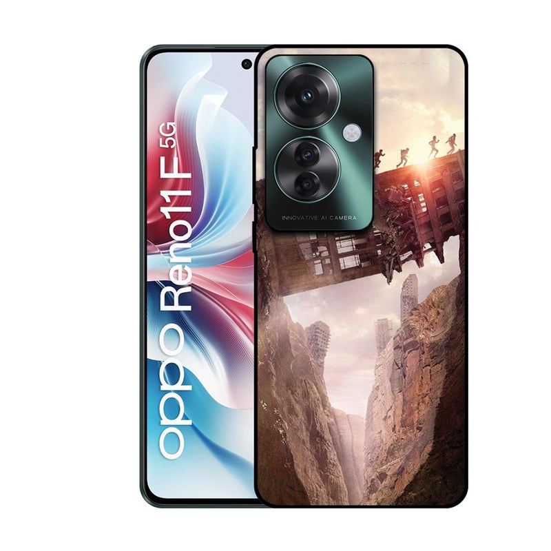 الصيد العين غطاء حماية مطبوع لهاتف Oppo Reno 11 F - نفق - Image 1