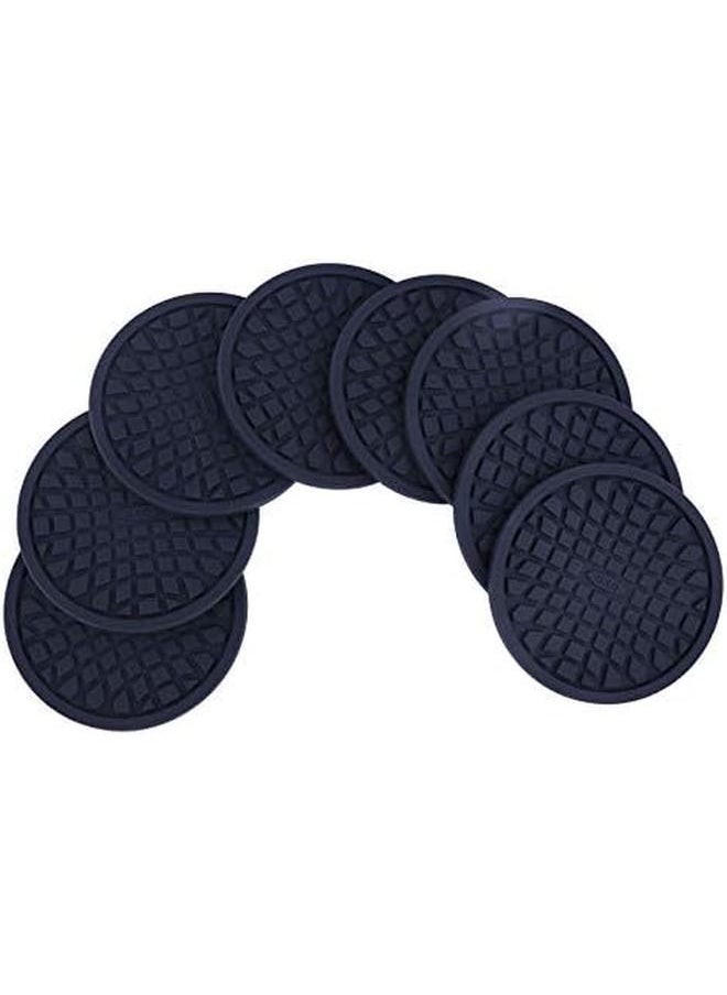 Black Silicone Coasters Set 8 Pieces - pzsku/Z5A9B9C94D801F9C723DAZ/45/_/1719637415/db9f1f7a-8fdd-4431-8bf3-754ff0d5ce92