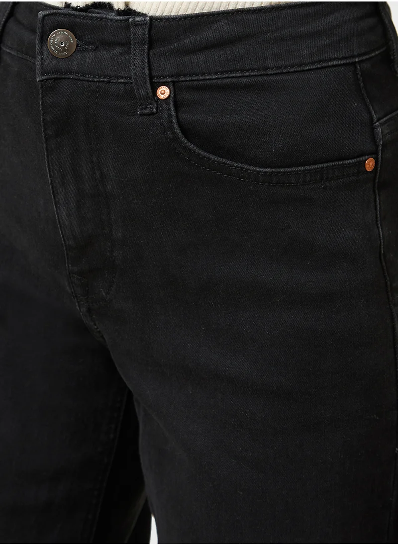 ONLY High Waisted Wide Leg Fit Jeans