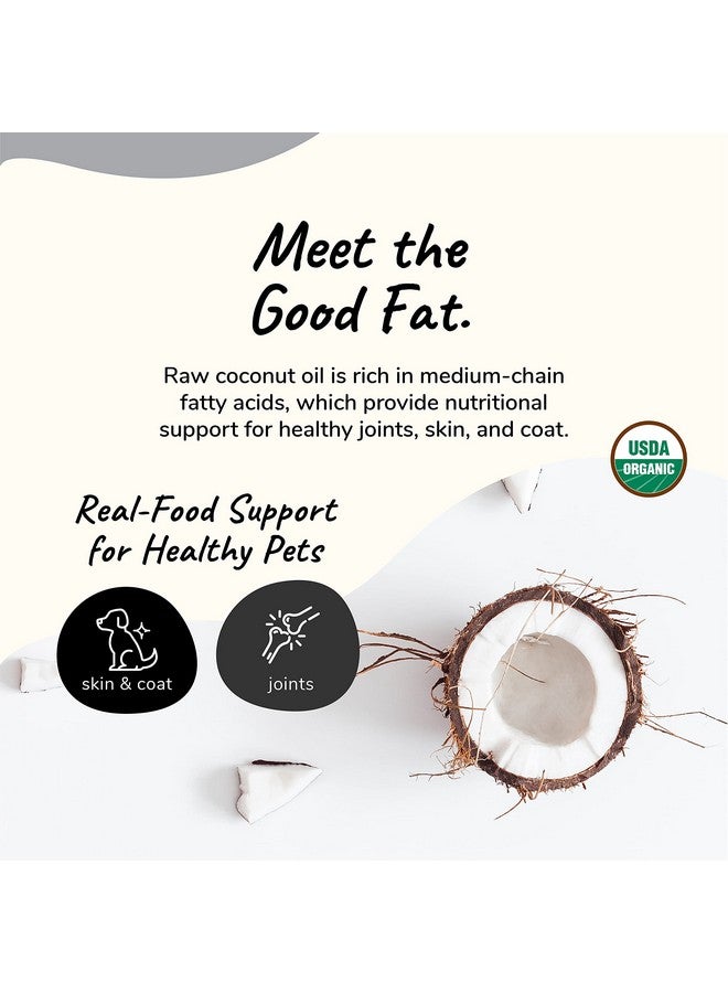 Kin+Kind Organic Coconut Oil Pet Supplement for Dogs and Cats - Safe, Natural Skin and Coat Support with Cold Pressed Extra Virgin Coconut Oil - Itchy Skin, Dry Cracked Noses & Dry Skin Treatment - Made in USA - Image 3
