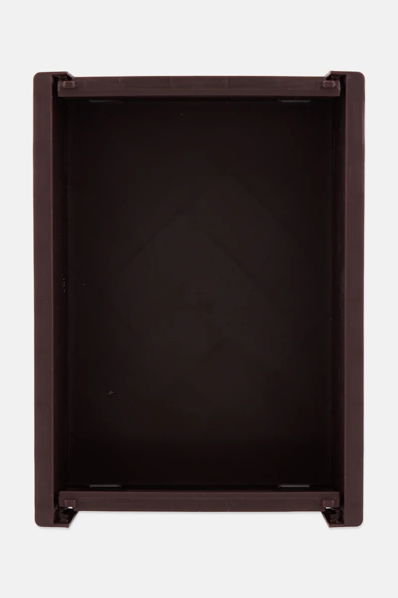 Muy Mucho Small Foldable Storage Box 15 H x 11 L x 2 W cm, Maroon