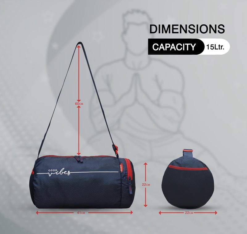 Sfane Gym Bags for Men Sports Gym Bags for Women Unisex Duffle Bags for Gym for Carry & Travel Adjustable Duffel Bags Sports Bag - Blue - Image 3
