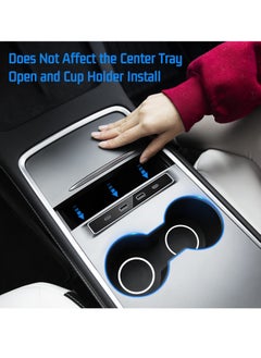 SYOSI USB Hub for Tesla Model 3 Model Y 2021 2022 2023 Docking Station of Center Console Smart Sensor Fast Charging Adapter Model 3 Y Accessories  - Image 4