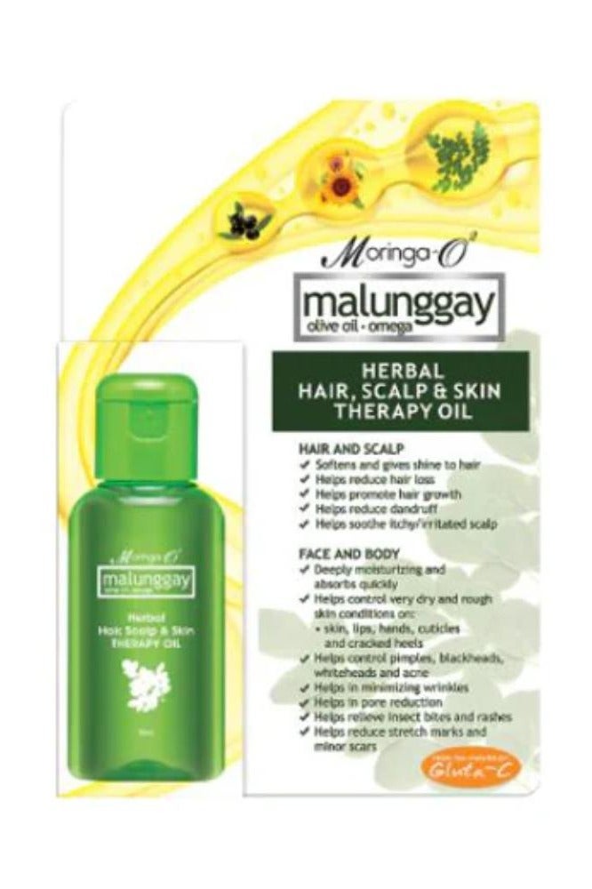 زيت مورينجا-02 مالونجاي العشبي لعلاج الشعر وفروة الرأس والبشرة 30 مل