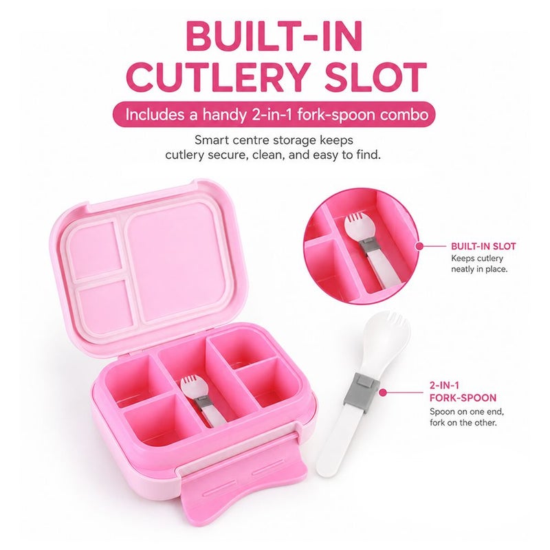 Bonbon - 3/5-Compartment Kids Lunch Box - Cherries - Image 4