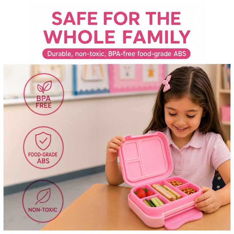 Bonbon - 3/5-Compartment Kids Lunch Box - Cherries - Image 3
