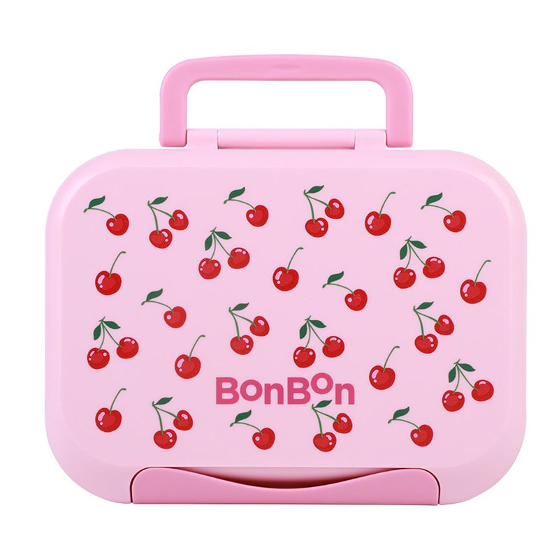 Bonbon - 3/5-Compartment Kids Lunch Box - Cherries - Image 1