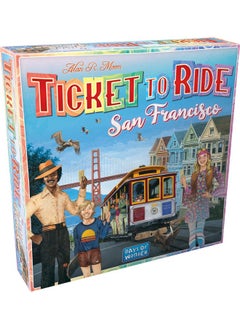 Days of Wonder Ticket to Ride San Francisco Board Game - Fast-Paced Railway Adventure in The City by The Bay! Fun Family Game for Kids & Adults, Ages 8+, 2-4 Players, 10-15 Minute Playtime, Made by Days of Wonder  - Image 1