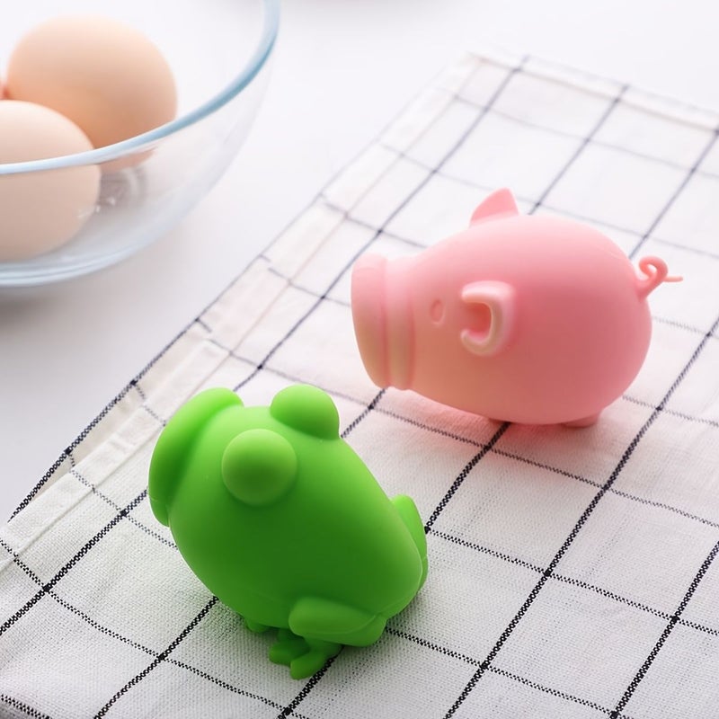 Creative Simulated Animal Shaped Silicone Egg White Separator 1 Piglet Filter For Baking Tool - Image 3