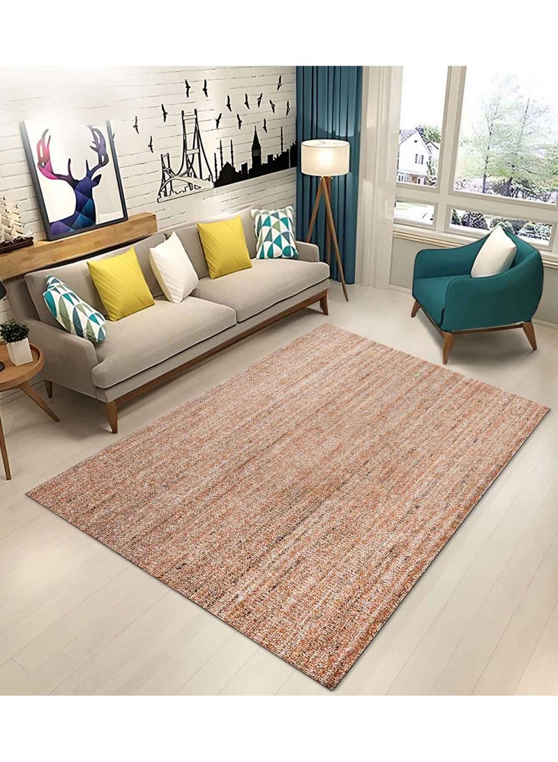 MAJESTIC- POLYESTER RUG - 200x300 CM - Melange Terracotta - Image 1