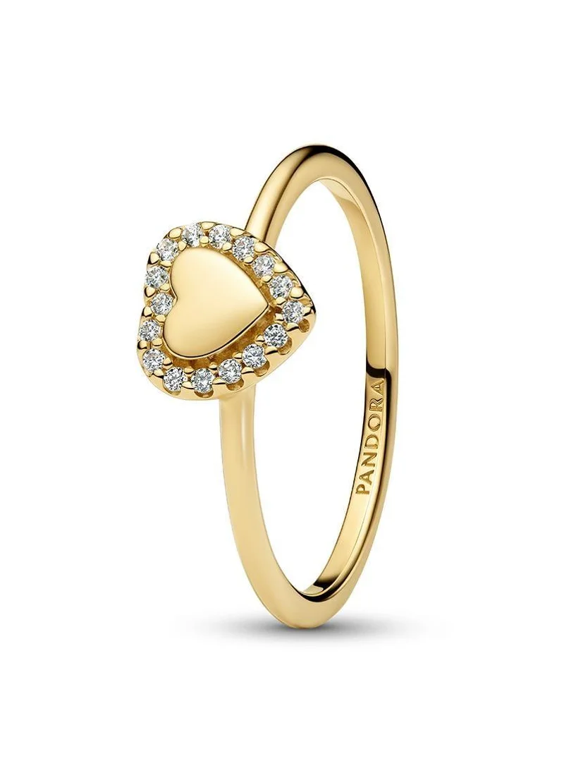 PANDORA Heart Halo Ring