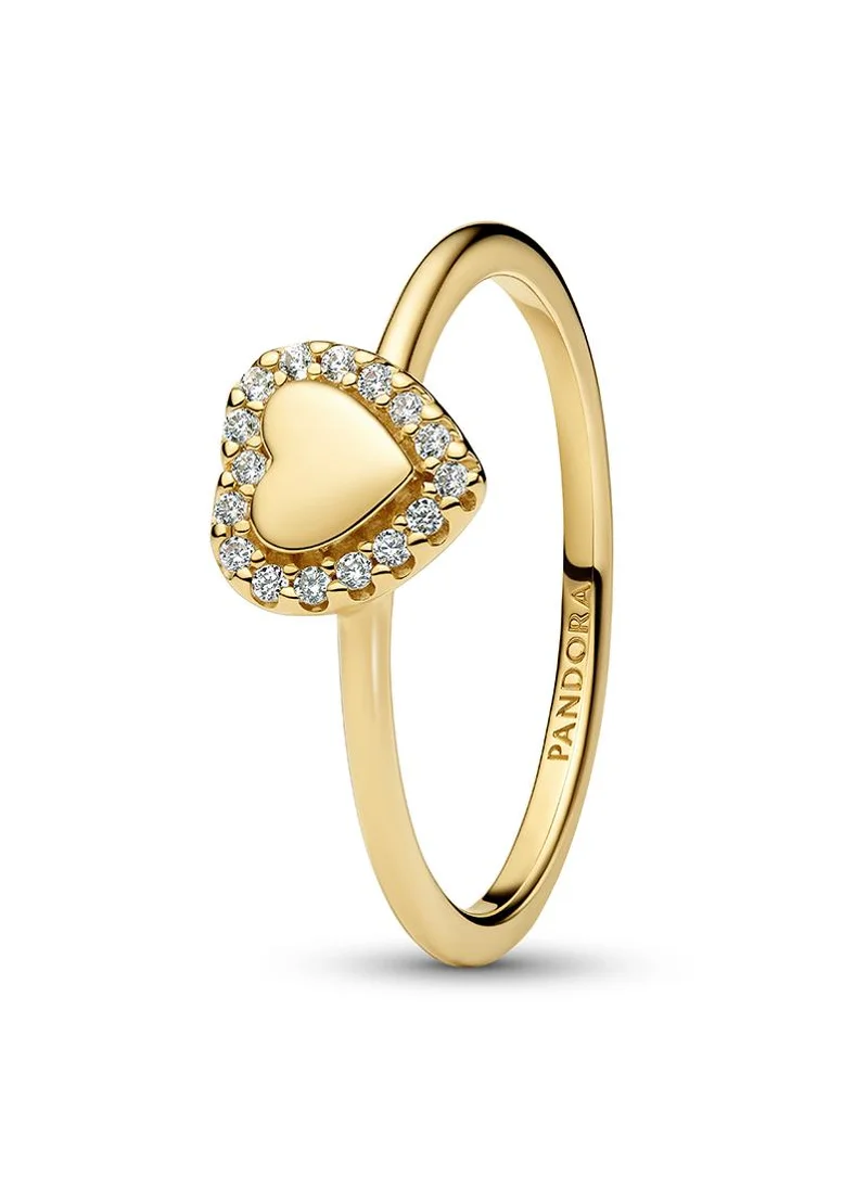 PANDORA Heart Halo Ring