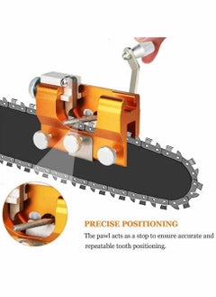 Y&D Chainsaw Sharpening Jig, Portable Hand Crank Sharpeners, Chain Suitable for All Kinds of Saws and Electric Saws, Keep Your Saw In Top Shape  - Image 3