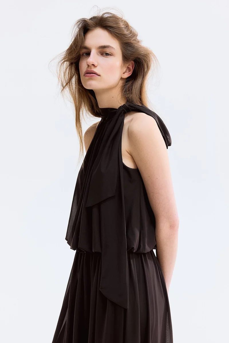 H&M Scarf-collar top