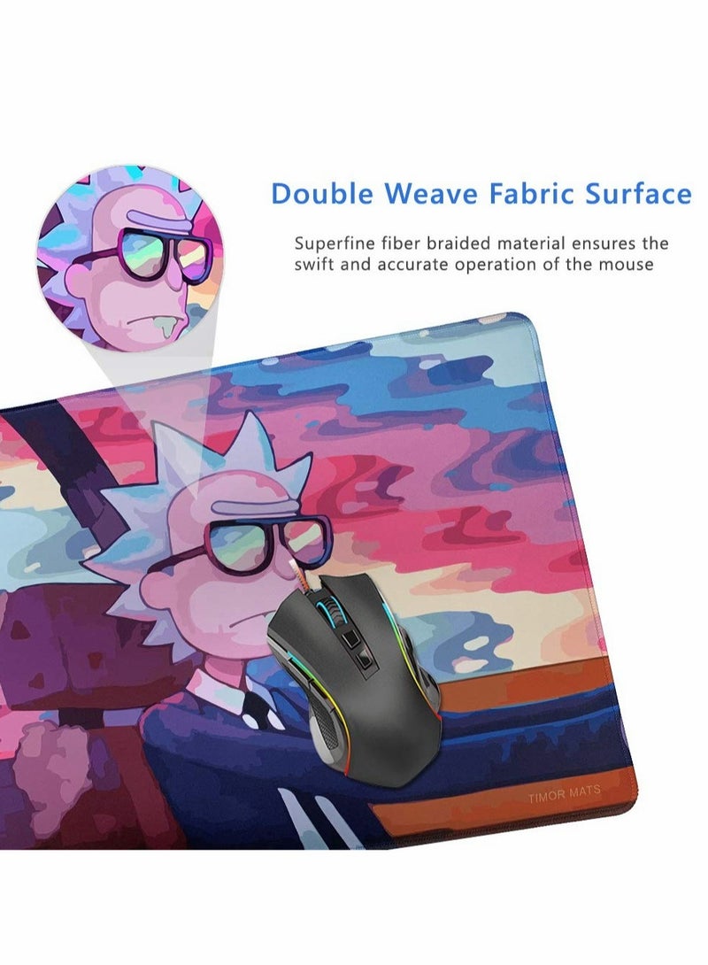 Barakah Professional Gaming Mouse Pad, Custom Design Stitched Edges Waterproof Non-Slip Rubber Base Mousepad Great for Laptop, Computer & PC(35.4x15.7inch) - Image 5