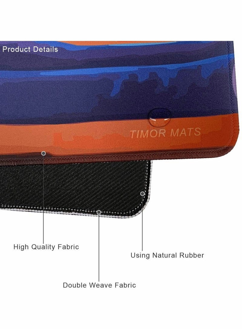 Barakah Professional Gaming Mouse Pad, Custom Design Stitched Edges Waterproof Non-Slip Rubber Base Mousepad Great for Laptop, Computer & PC(35.4x15.7inch) - Image 4