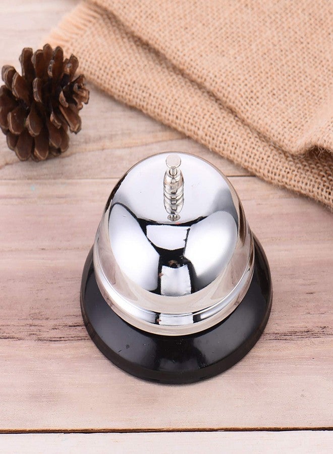 MHE Metal Call Bell for Table Hotels| Schools| Restaurants| Reception Areas| Hospitals| Warehouses (Silver, Pack of 1) - Image 5