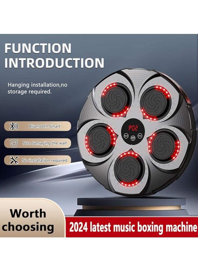 Zoom Plus Smart Electronic Music Boxing Machine, Wall Mounted Boxing Machine Game, Intelligent Boxing Target, Wall Punching Bag - Boxing Training Punching Equipment Portable Home Workout Equipment - Image 5