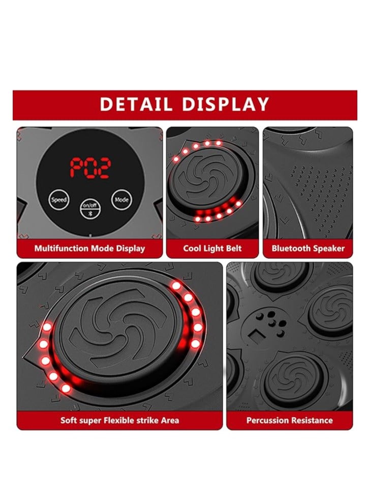 Zoom Plus Smart Electronic Music Boxing Machine, Wall Mounted Boxing Machine Game, Intelligent Boxing Target, Wall Punching Bag - Boxing Training Punching Equipment Portable Home Workout Equipment - Image 4
