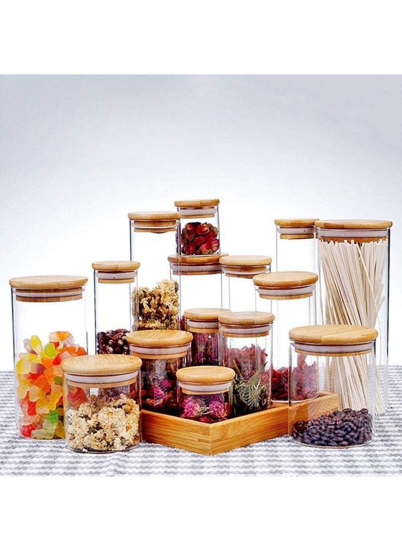 Borosilicate Wooden Lid Glass Jar 2 Pieces 8X10CM - pzsku/Z5A9CAAFB0C4C7AE23F6DZ/45/_/1736447079/f22ff51a-b0aa-4f26-943d-d7d242efd087