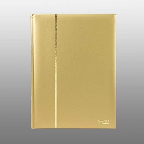 Prophila Collection Prophila Metallic Edition Stamp Album (New) 60 Black Sides, Padded Gold Cover - Image 5