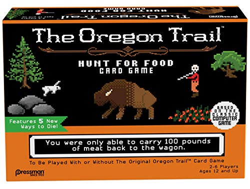 Pressman The Oregon Trail Hunt for Food Card Game Based On The Classic Computer Game by Pressman - Image 1