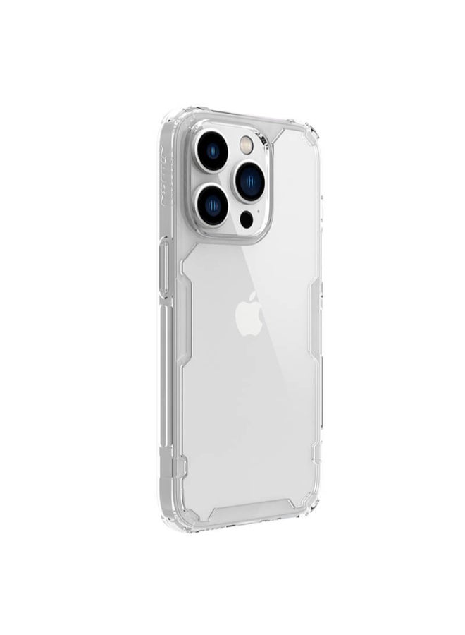 Nillkin Ultra Hybrid Mag compatible with MagSafe designed for iPhone 14 Pro case cover - White - Image 1