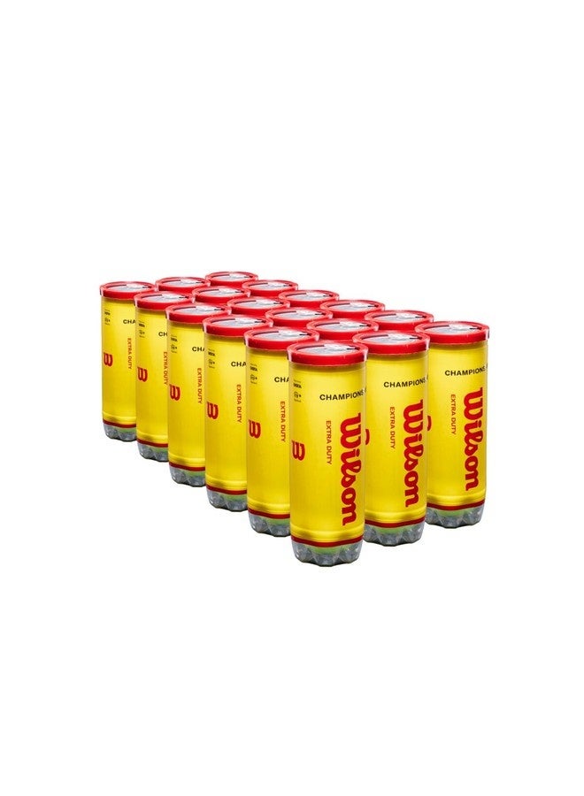 Wilson Championship Extra Duty All Surface Yellow Tennis Balls - 3 Ball Can - Image 4