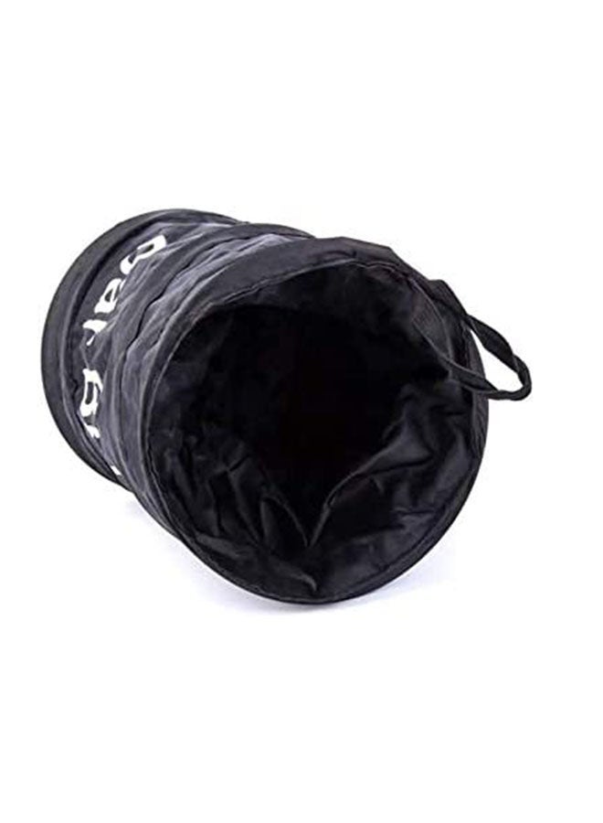 CABINA HOME Car Trash Bin Garbage Container Storage Bag - Black Fabric - Image 5