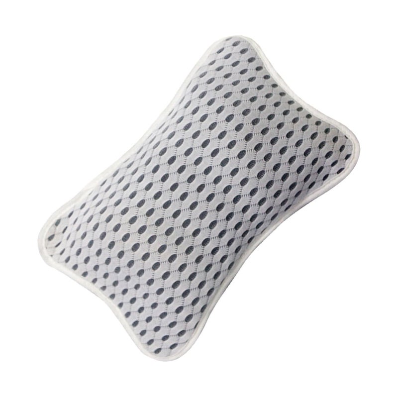 Non Slip Mesh Bathtub Pillow Headrest For Neck Back Support Soft Polyester Cushion Spa Relaxation - Image 2
