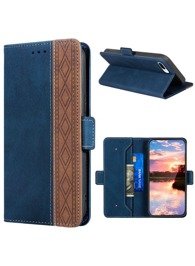 The Bros Stitching Magnetic RFID Leather Case For iPhone 7 Plus / 8 Plus