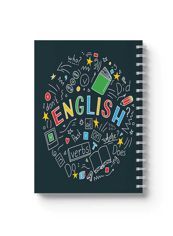 LOWHA Spiral 60 Sheets School English Notebook Multicolour - Image 5