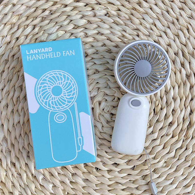 Portable Mini Pocket Fan Handheld Battery Blue (7th battery) - Image 5