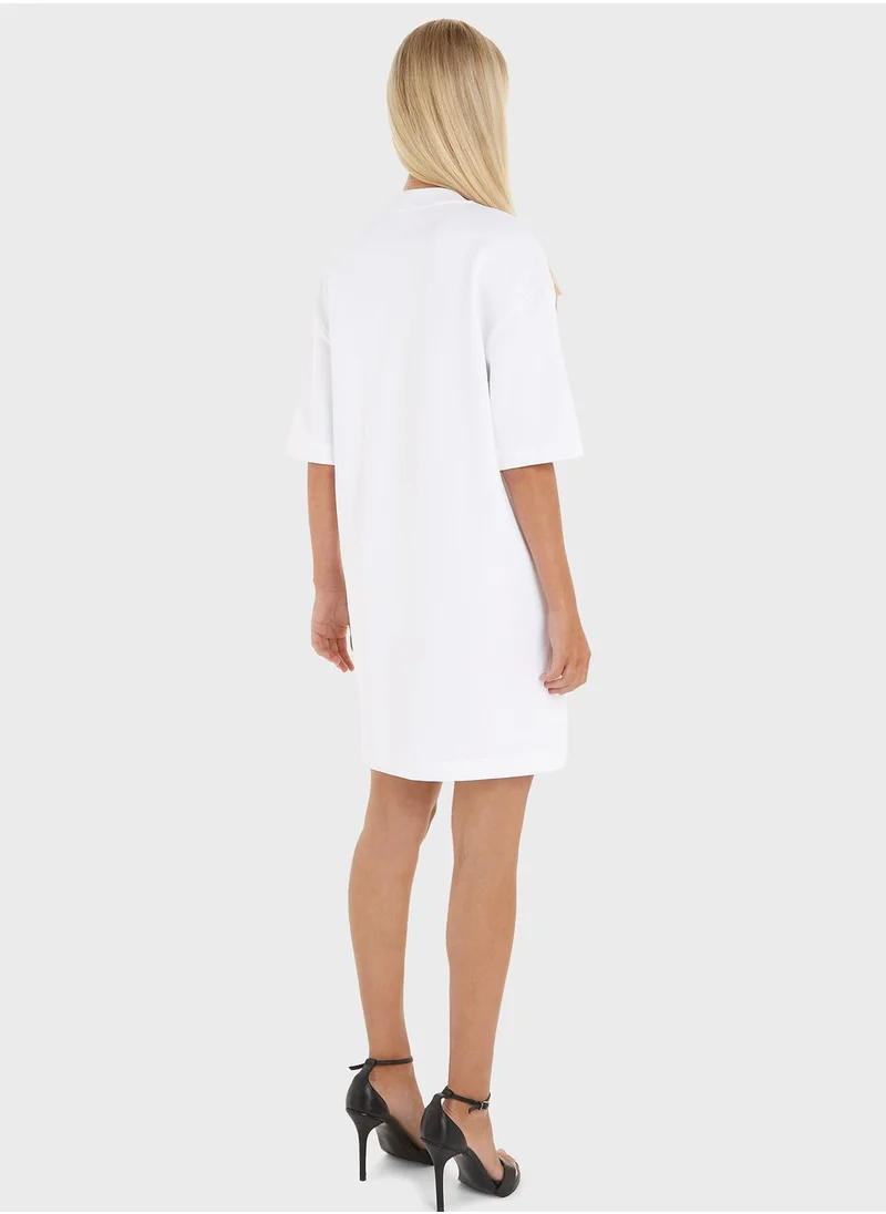 CALVIN KLEIN Logo Knitted Dress