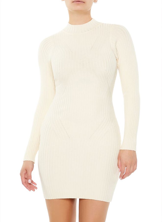 FOREVER 21 Bodycon Mini Sweater Dress - Image 3
