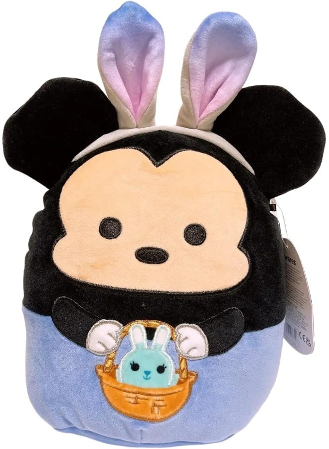 Squishmallows Squishmallows Mickey in Blue Pants Bunny Ears 8 inches 