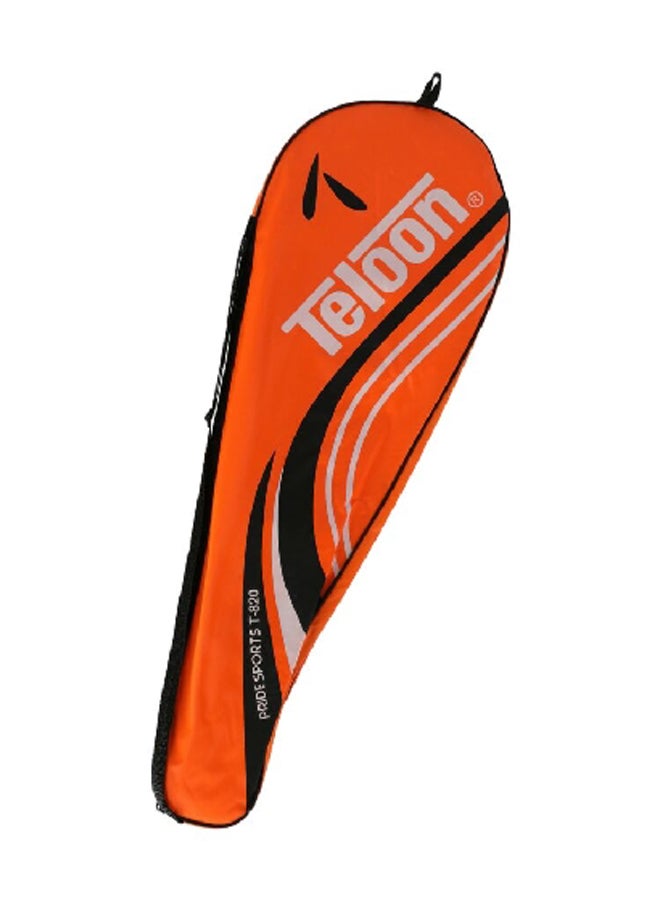 Teloon Comfortable Grip Aluminum Alloy Badminton Racket Orange 3.8 x 71 x 24.8 cm 820 - Image 1