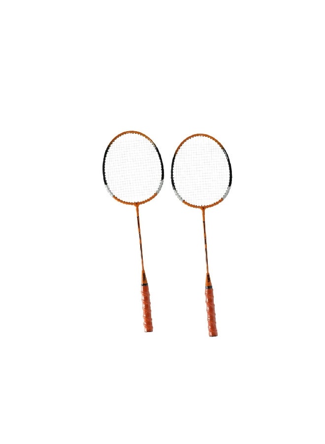Teloon Comfortable Grip Aluminum Alloy Badminton Racket Orange 3.8 x 71 x 24.8 cm 820 - Image 2