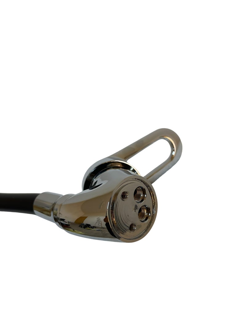 Kitchen Sink Mixer With Flexible Hose In Black Stainless Steel - Image 4