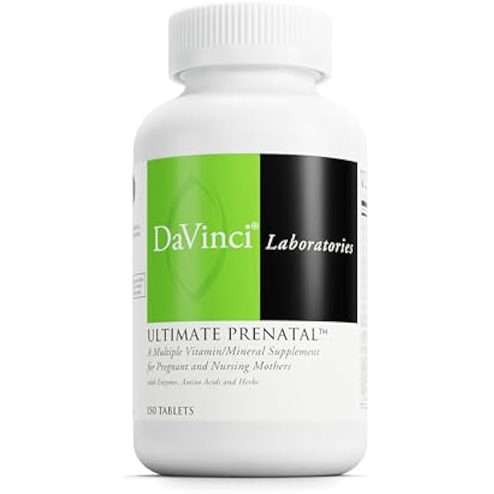 DaVinci Labs Ultimate Prenatal - Nutritional Supplement for Pregnant Women and Nursing Mothers to Support Healthy Pregnancy and Lactation* - With Vitamins, Minerals, Amino Acids and More - 150 Tablets - Image 1