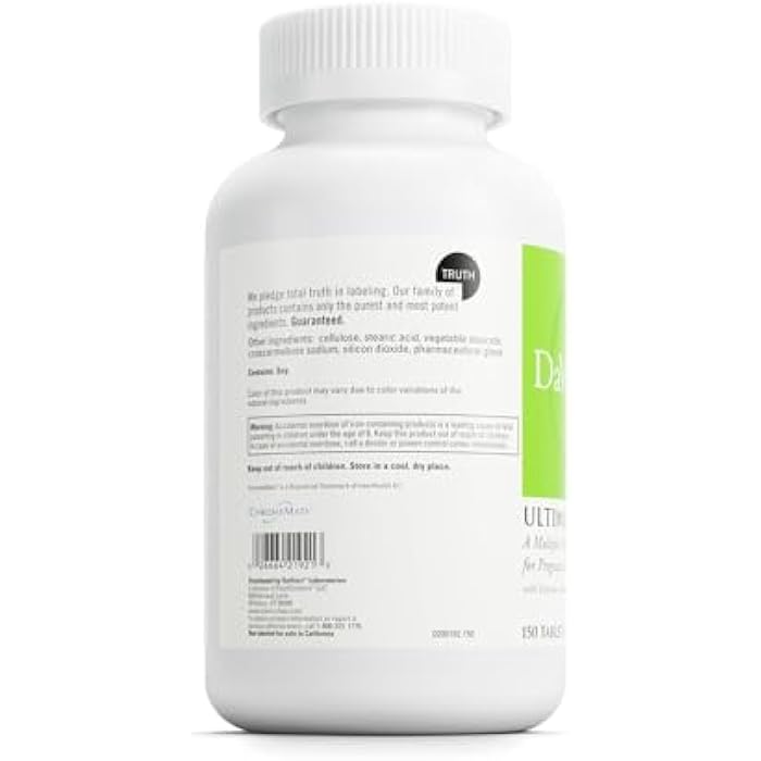 DaVinci Labs Ultimate Prenatal - Nutritional Supplement for Pregnant Women and Nursing Mothers to Support Healthy Pregnancy and Lactation* - With Vitamins, Minerals, Amino Acids and More - 150 Tablets - Image 3