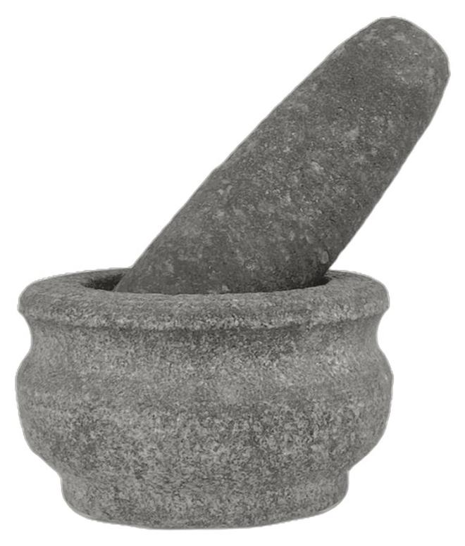 Ayda Natural Soap Stone Mortar And Pestle