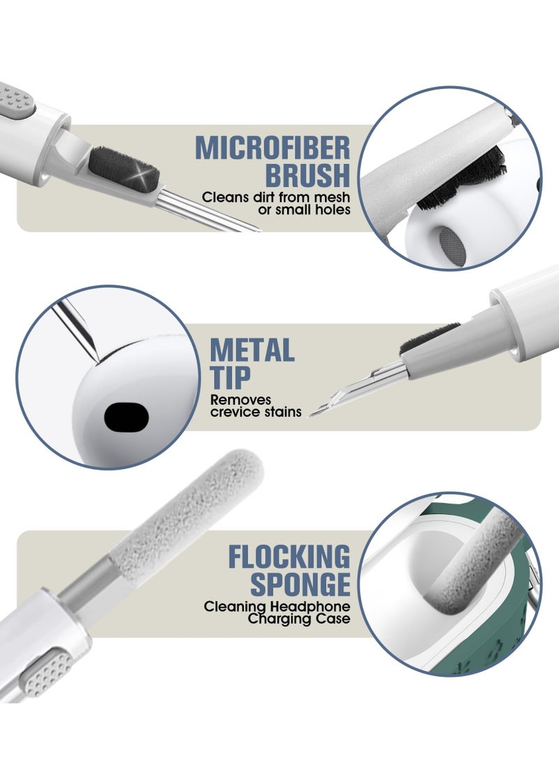 Arabest AirPods Pro 3 Case Cute with Cherry Blossom Keychain and Cleaning Kit, Soft Silicone Shockproof Flower Engraved Cover Compatible with AirPod Pro 3 Case Cover - Image 5