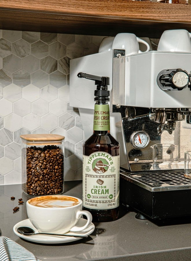 Tippleman's شراب قهوة تيبلمانز بنكهة الكريمة الأيرلندية - نكهة غنية للمشروبات الساخنة أو المثلجة، واللاتيه، والشاي، والإسبريسو، والكابتشينو، والكوكتيلات، والمخبوزات - 25.4 أونصة سائلة - Image 5